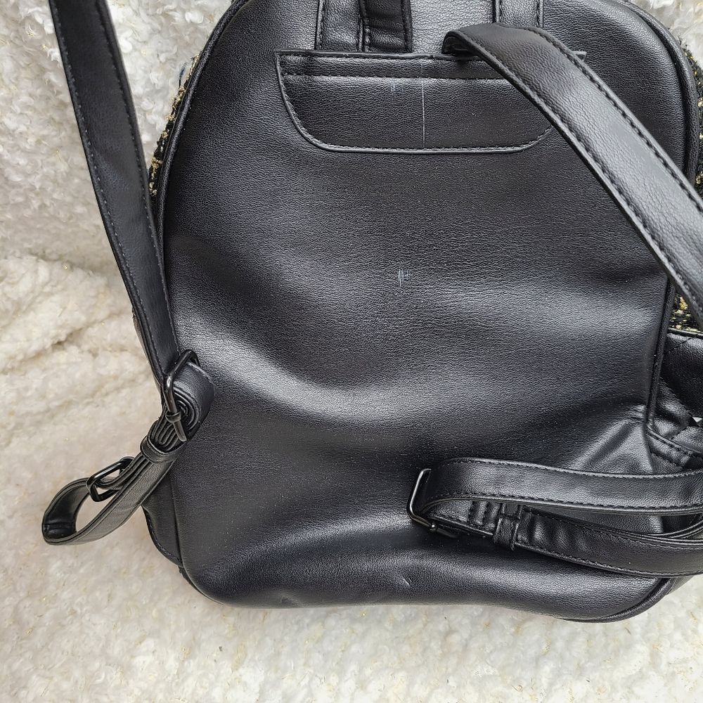 Badgley Mischka Studded Tweed-Pocket Backpack‎ - Picture 3 of 7